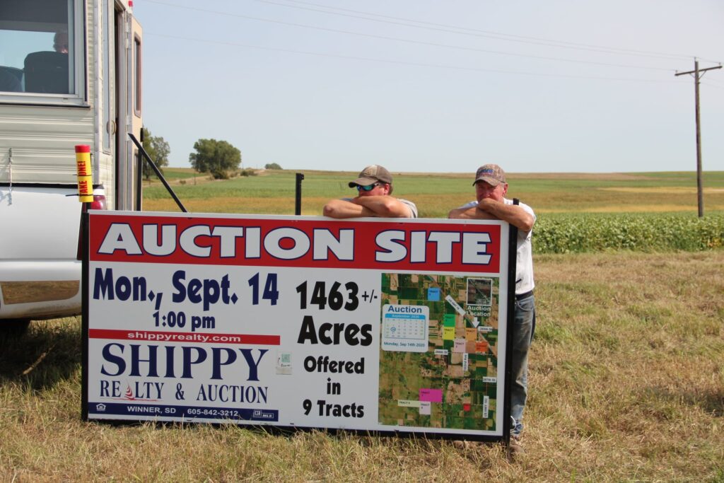 Shippy Realty & Auction Blog auction sign site